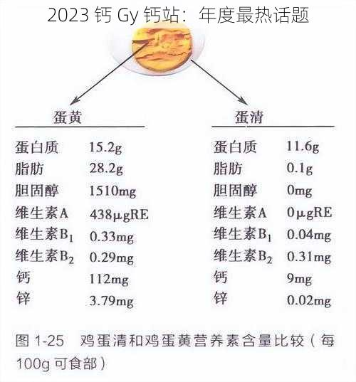 2023 钙 Gy 钙站：年度最热话题